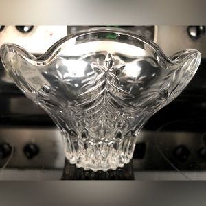 Mikasa footed glass bowl